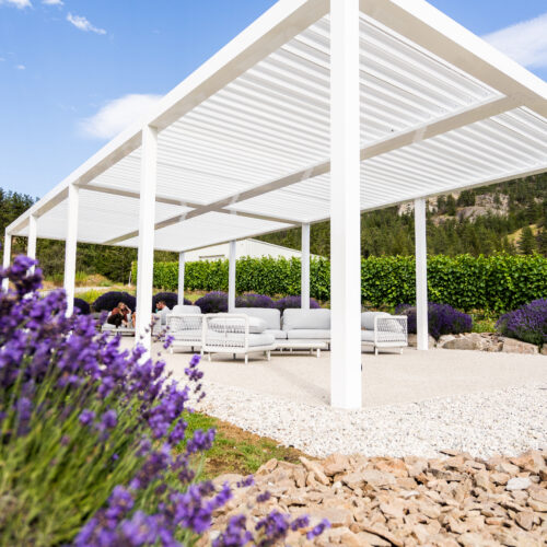 Louvered Roof Commercial Patio