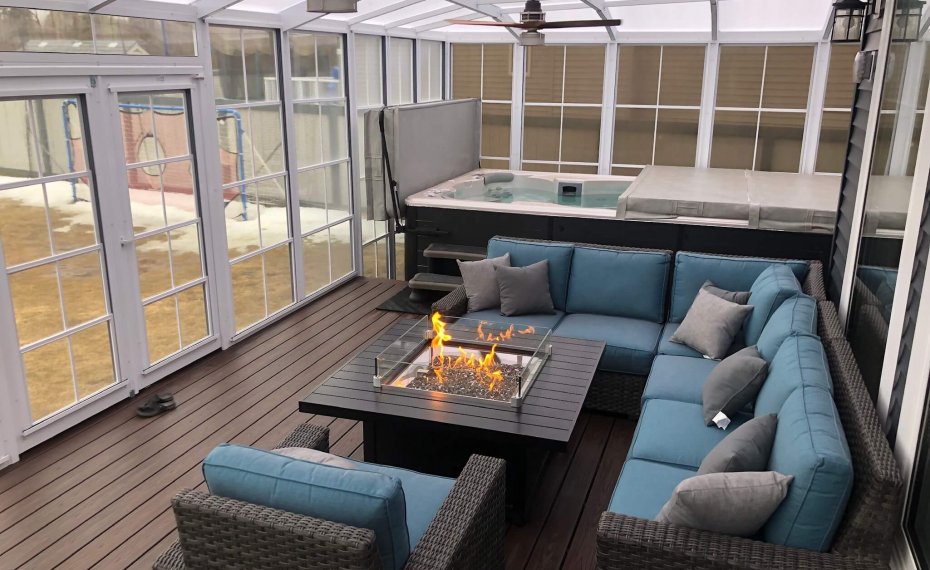 3 Season Room Suncoast Enclosures Better Outdoor Living - What Kind Of Furniture For 3 Season Room