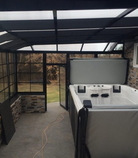 3 Season Room Privacy Enclosure - Suncoast Enclosures