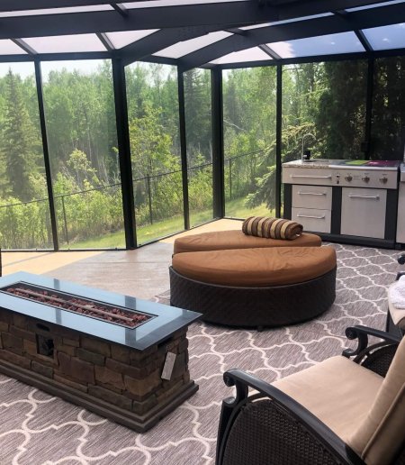 Screen Room with Patio Cover - Suncoast Enclosures