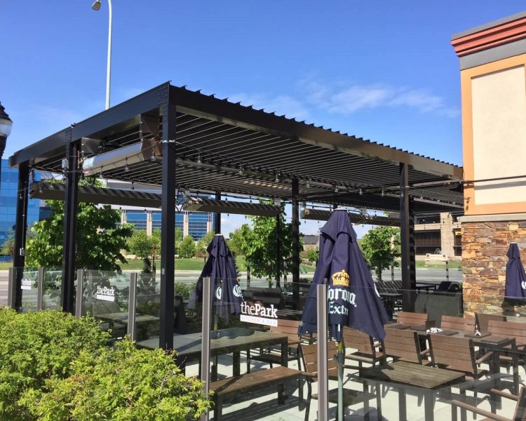 Commercial Louvered Roof - Suncoast Enclosures