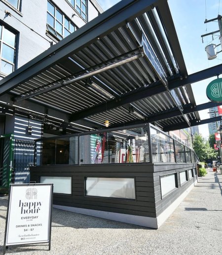 Banter Room Vancouver - Louvered Roof