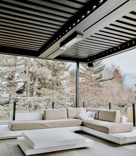 Louvered Roof Patio Cover - Suncoast Enclosures